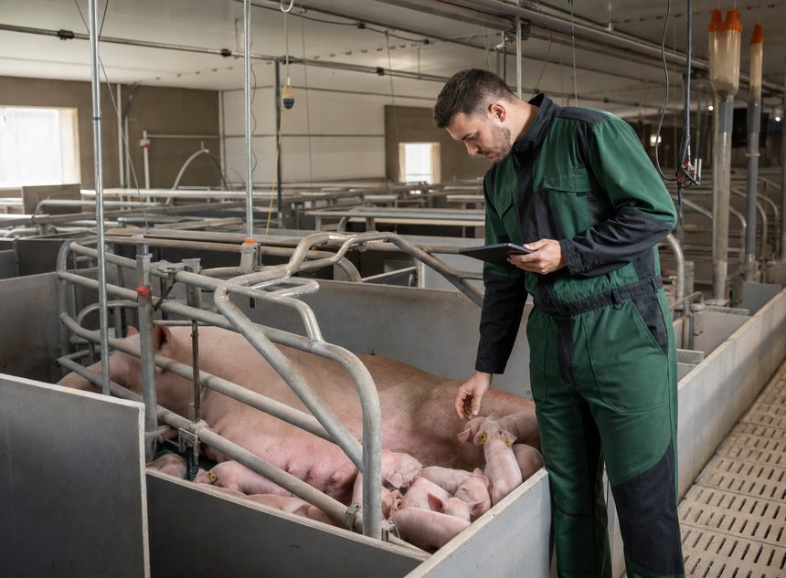 Schweinehaltung im modernen Stall
